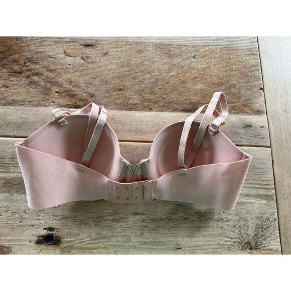 Victoria's Secret Macaron Beige 34C Bare Illusions Uplift Strapless Bra VS - Picture 2 of 2
